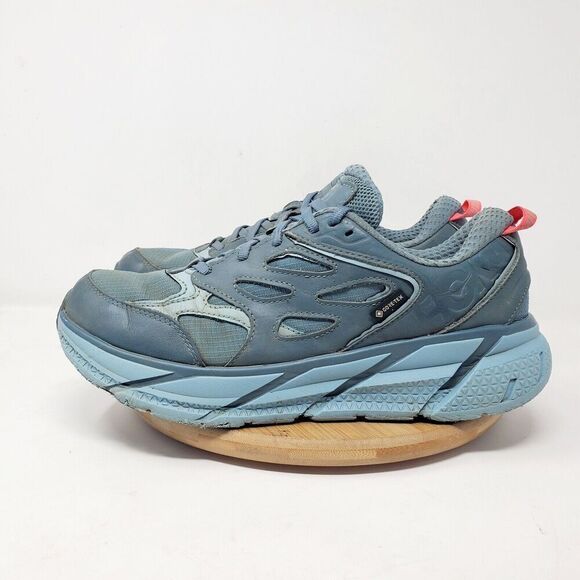 Hoka One One Shoes - Hoka One One Rare Blue Leather Women's Sneakers